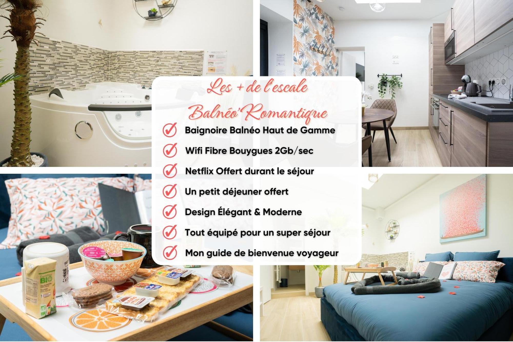 L'Escale Balneo'Romantique - Loveroom - Jacuzzi & Petit Dejeuner فيليرز سور مارن المظهر الخارجي الصورة