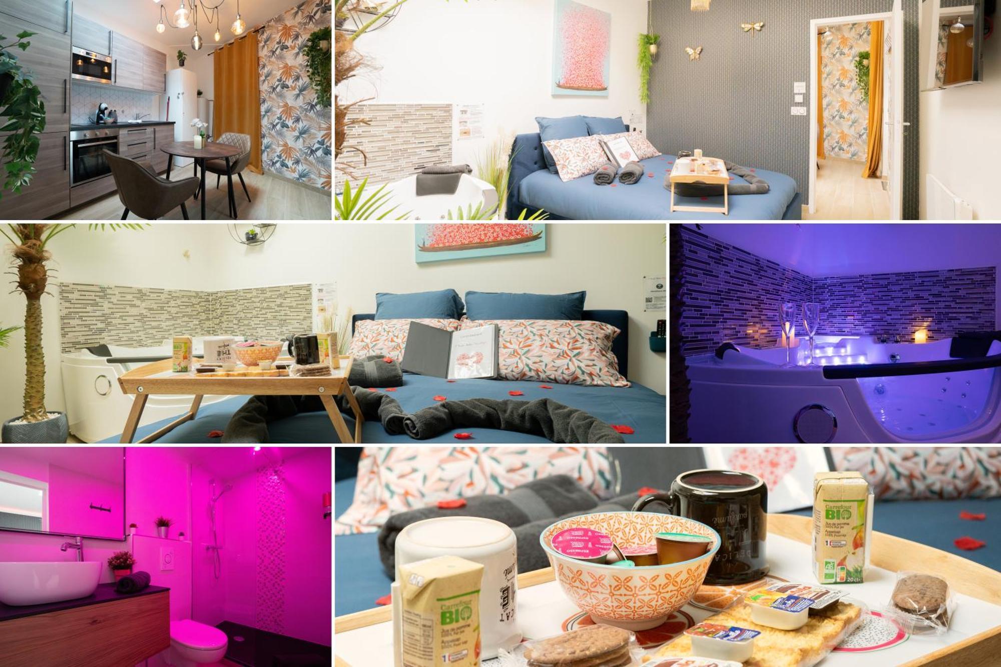 L'Escale Balneo'Romantique - Loveroom - Jacuzzi & Petit Dejeuner فيليرز سور مارن المظهر الخارجي الصورة